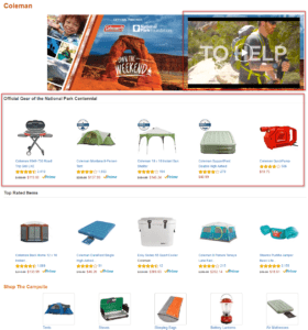 Sonos Brand Page on Amazon