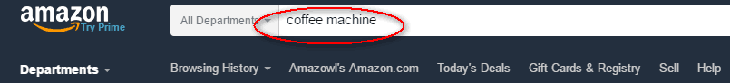Amazon Headline Search